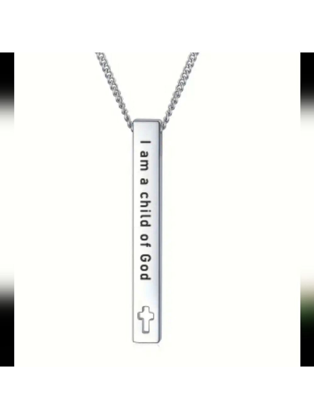 SCRIPTURE Bar NECKLACE I Am a Child of God